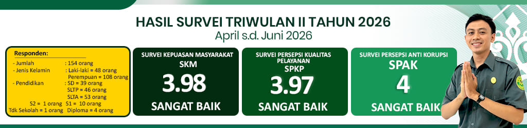 Hasil Survei Triwulan II Tahun 2026